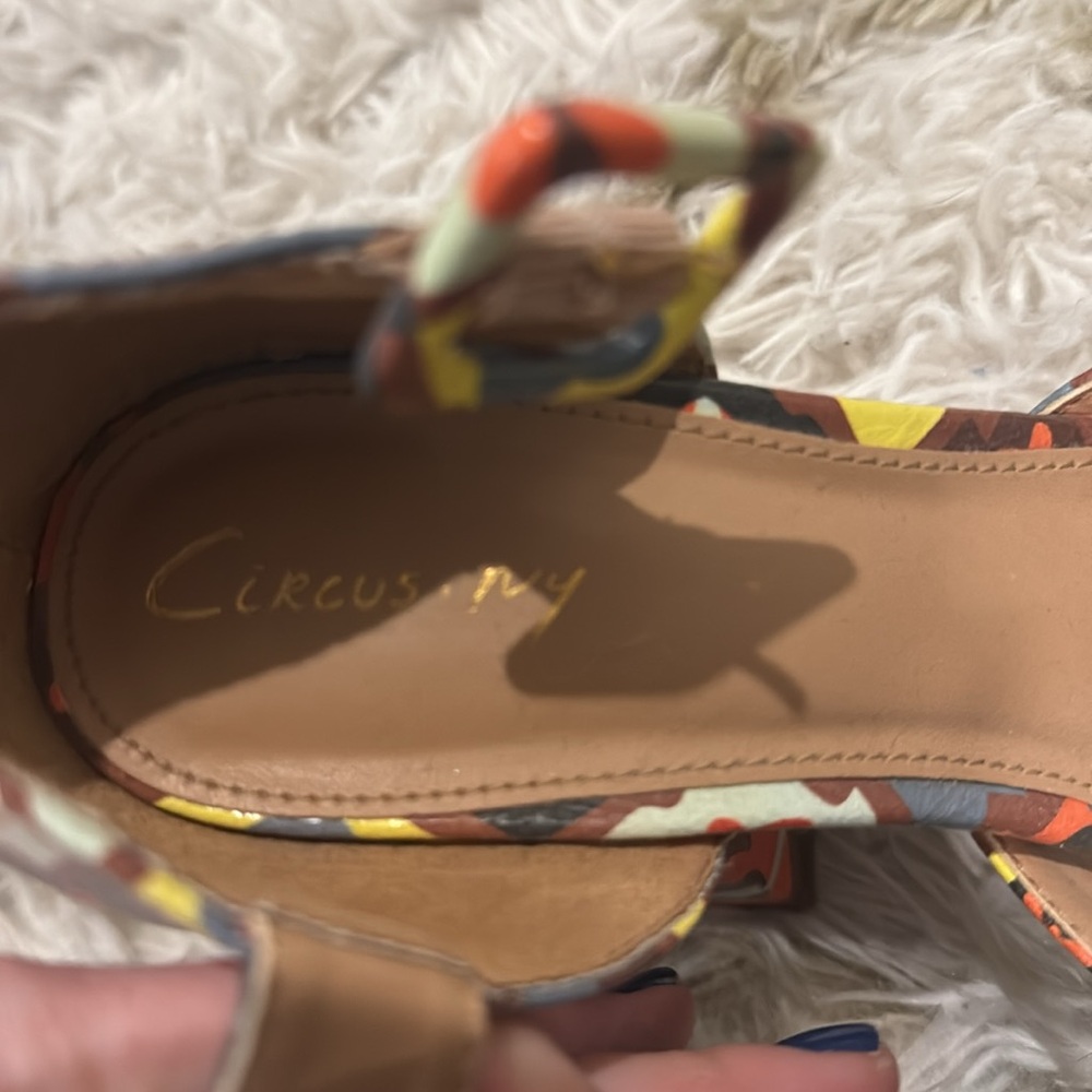 Circus Sam Edelman Colorful Women's Platform Heels - Picture 2 of 6